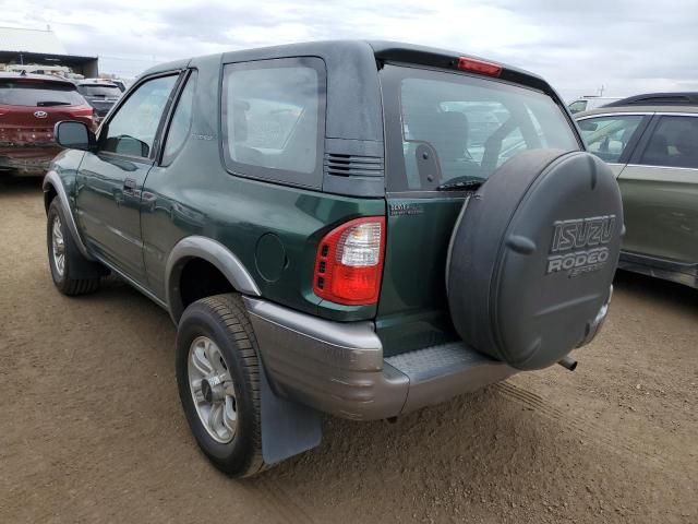 4S2CM57W114319821 - 2001 ISUZU RODEO SPOR GREEN photo 3