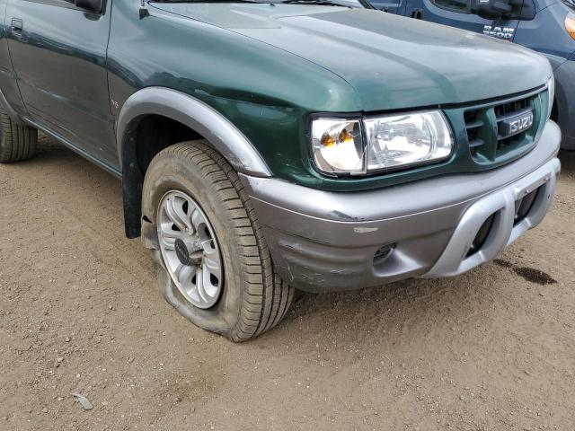 4S2CM57W114319821 - 2001 ISUZU RODEO SPOR GREEN photo 9