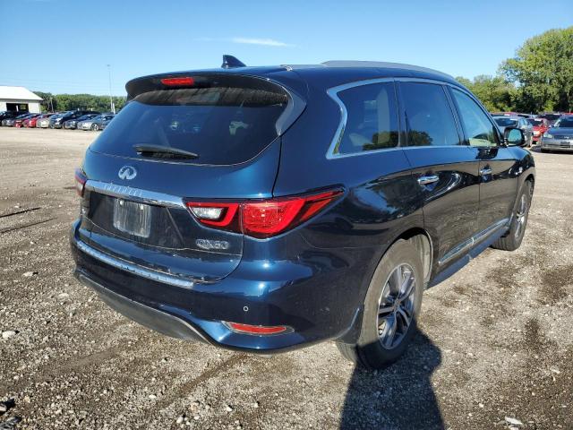 5N1DL0MM9LC509427 - 2020 INFINITI QX60 LUXE BLUE photo 4