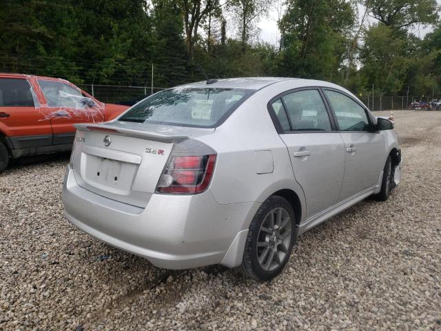 3N1BB6AP9BL681141 - 2011 NISSAN SENTRA SE- SILVER photo 4