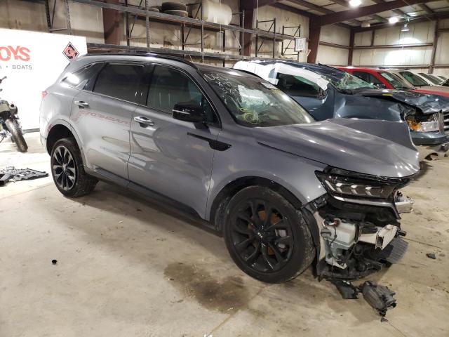 5XYRK4LFXMG033841 - 2021 KIA SORENTO SX GRAY photo 1