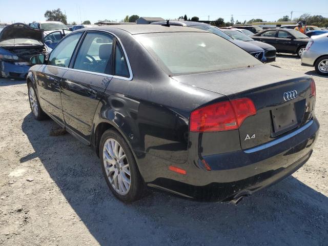 WAUAF78E58A166318 - 2008 AUDI A4 2.0T BLACK photo 3