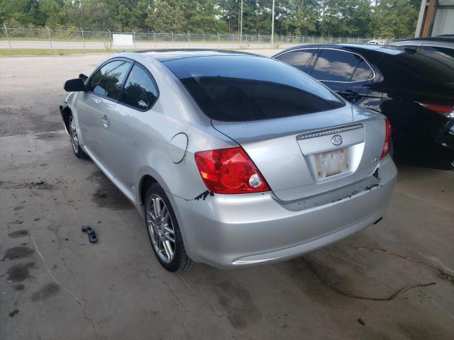 JTKDE177870205757 - 2007 TOYOTA SCION TC ვერცხლისფერი ფოტო 3