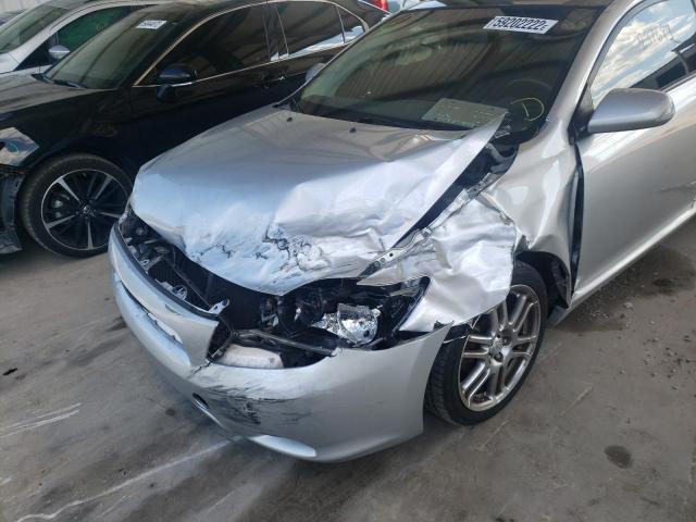 JTKDE177870205757 - 2007 TOYOTA SCION TC ვერცხლისფერი ფოტო 9