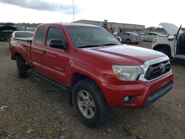 5TFTU4GN7EX053884 - 2014 TOYOTA TACOMA PRE RED photo 1