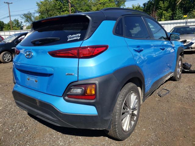 KM8K2CAA3KU231204 - 2019 HYUNDAI KONA SEL BLUE photo 4