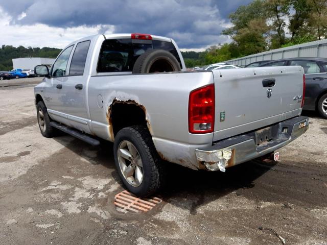 1D7HU18266S675809 - 2006 DODGE RAM 1500 S SILVER photo 3