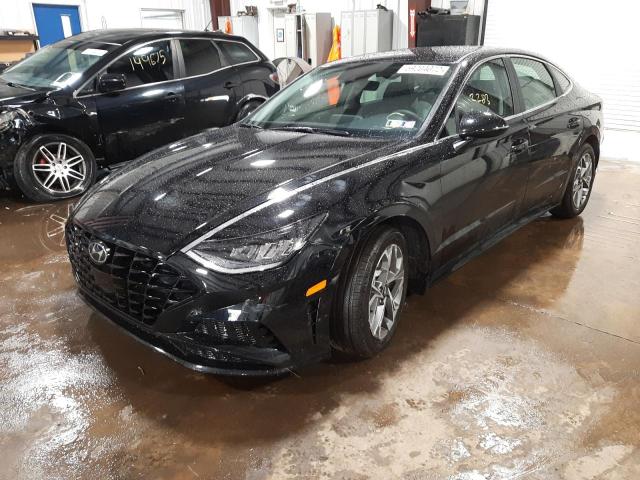 KMHL64JA5NA232245 - 2022 HYUNDAI SONATA SEL BLACK photo 2