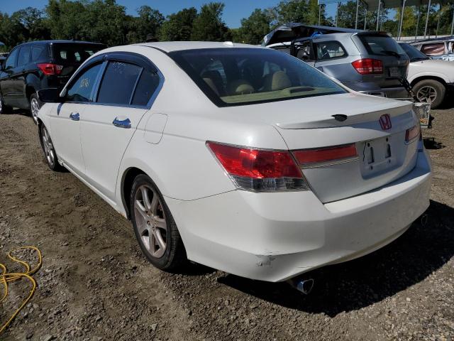 1HGCP3F86CA017263 - 2012 HONDA ACCORD EXL WHITE photo 3