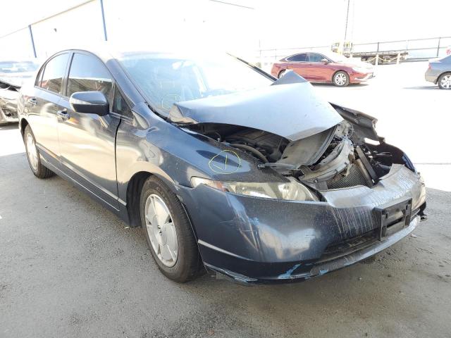 JHMFA36298S007996 - 2008 HONDA CIVIC HYBR BLUE photo 1