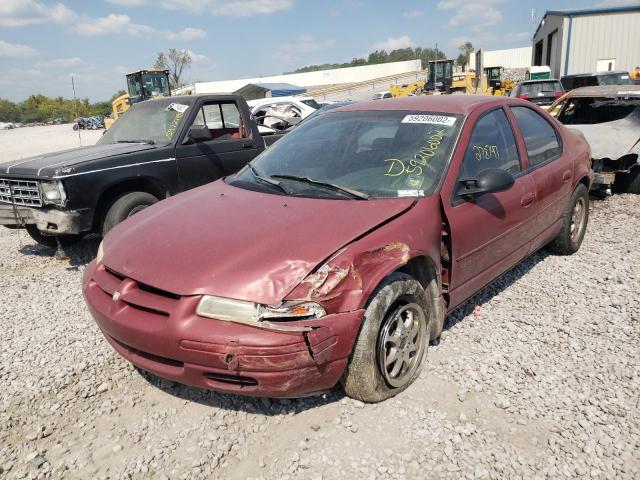 1B3EJ46XXYN151247 - 2000 DODGE STRATUS SE RED photo 2