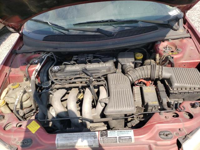 1B3EJ46XXYN151247 - 2000 DODGE STRATUS SE RED photo 7