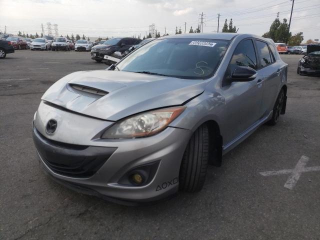 JM1BL1L40D1762958 - 2013 MAZDA SPEED 3 SILVER photo 2