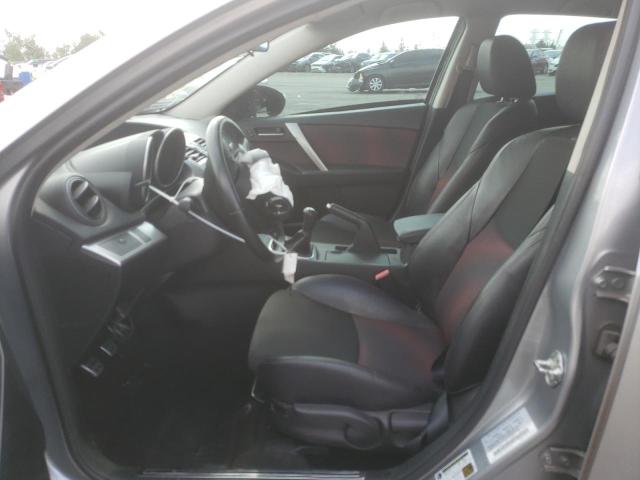 JM1BL1L40D1762958 - 2013 MAZDA SPEED 3 SILVER photo 5