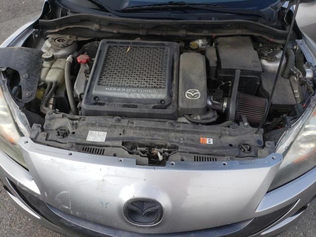 JM1BL1L40D1762958 - 2013 MAZDA SPEED 3 SILVER photo 7