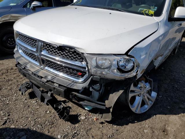 1C4RDJDGXDC518193 - 2013 DODGE DURANGO CR WHITE photo 9