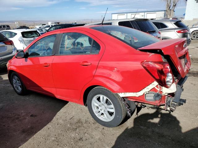 1G1JA5SH2C4230064 - 2012 CHEVROLET SONIC LS RED photo 2