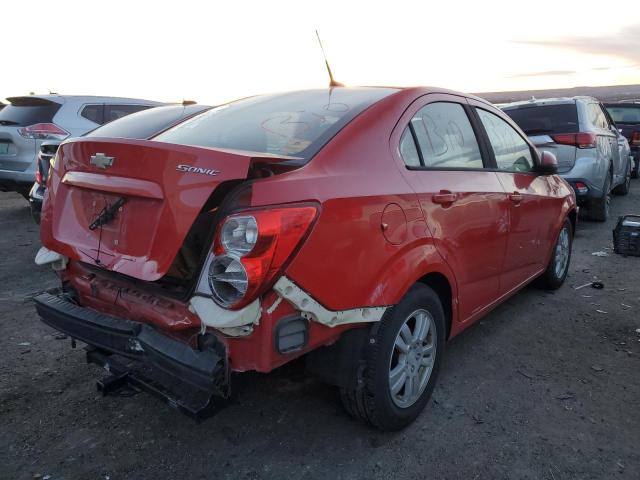 1G1JA5SH2C4230064 - 2012 CHEVROLET SONIC LS RED photo 3