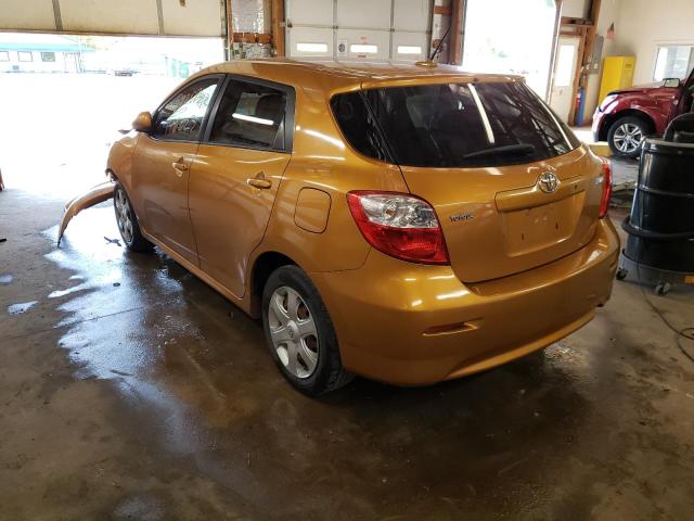 2T1KU40E39C008323 - 2009 TOYOTA MATRIX ORANGE photo 3