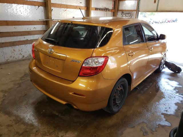 2T1KU40E39C008323 - 2009 TOYOTA MATRIX ORANGE photo 4