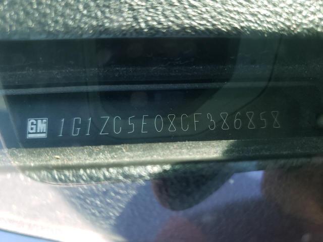 1G1ZC5E08CF386858 - 2012 CHEVROLET MALIBU 1LT 银色 照片 10