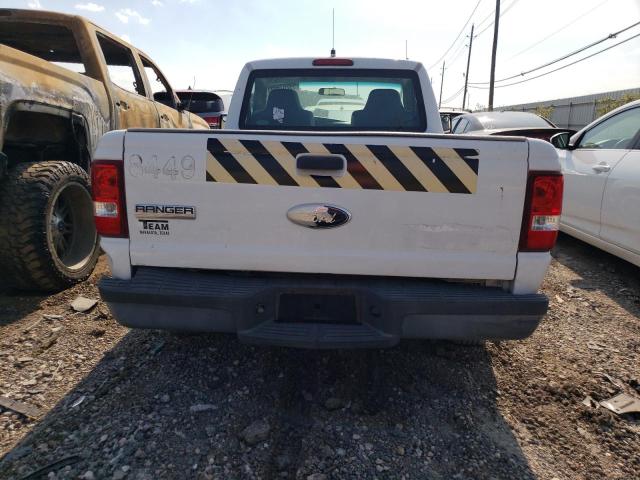 1FTYR10DX7PA98926 - 2007 FORD RANGER WHITE photo 6