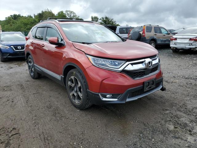 2HKRW2H90HH674264 - 2017 HONDA CR-V TOURI RED photo 1