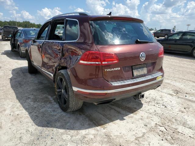 WVGRF7BP4HD005646 - 2017 VOLKSWAGEN TOUAREG WO BURGUNDY photo 3