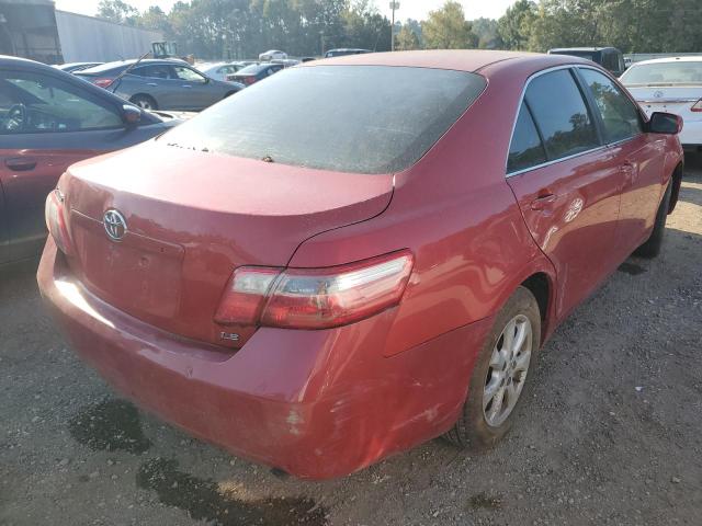 4T1BE46K67U177077 - 2007 TOYOTA CAMRY CE RED photo 4