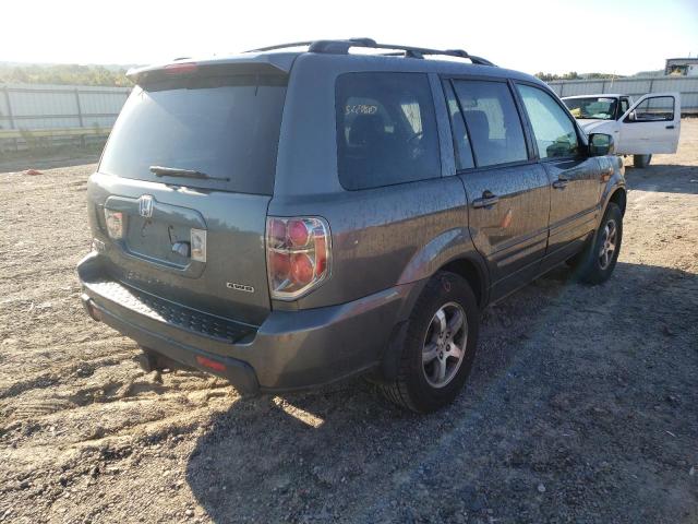 5FNYF187X8B006247 - 2008 HONDA PILOT GRAY photo 4