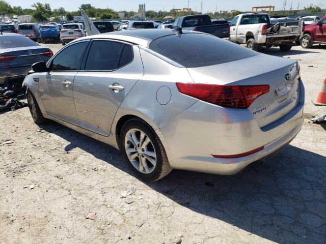 5XXGN4A71DG217158 - 2013 KIA OPTIMA EX SILVER photo 3