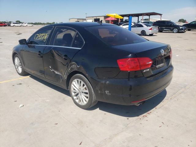 3VWLX7AJ2BM304954 - 2011 VOLKSWAGEN JETTA SEL BLACK photo 9