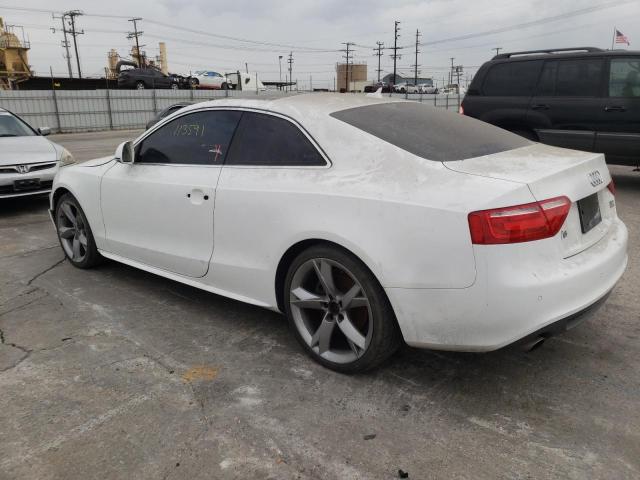 WAUDK78T09A027058 - 2009 AUDI A5 QUATTRO WHITE photo 3