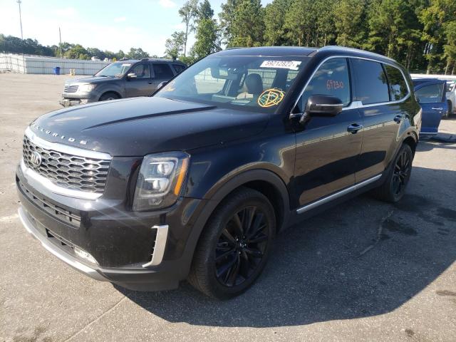 5XYP5DHC9LG068012 - 2020 KIA TELLURIDE BLACK photo 2