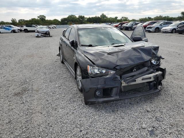 JA32W8FV4BU042903 - 2011 MITSUBISHI LANCER EVO BLACK photo 1