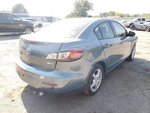 JM1BL1U71D1701773 - 2013 MAZDA 3 I TEAL photo 4