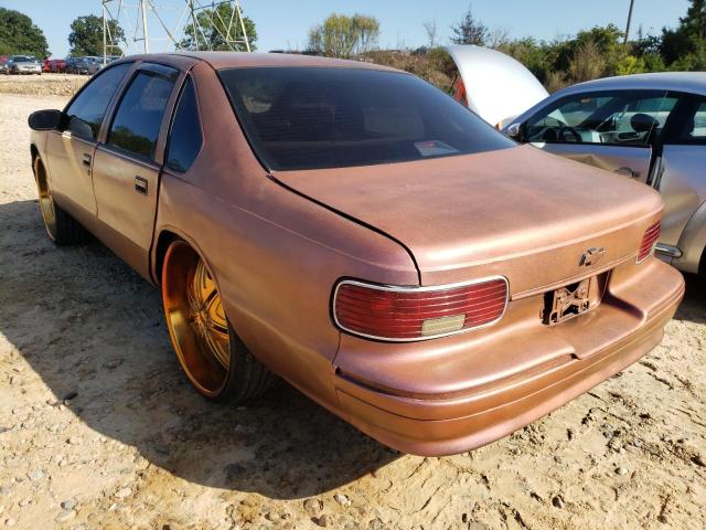 1G1BL52W0SR145920 - 1995 CHEVROLET CAPRICE CL 粉色 照片 3
