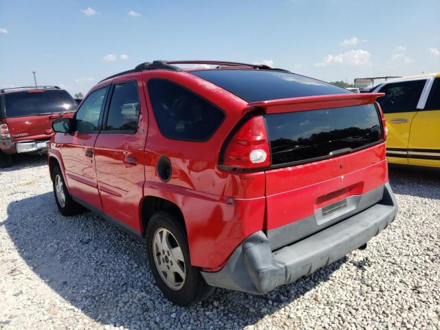 3G7DA03E62S589801 - 2002 PONTIAC AZTEK RED photo 3