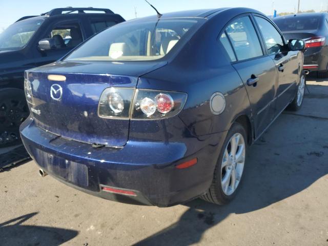 JM1BK32G791196234 - 2009 MAZDA 3 I BLUE photo 4