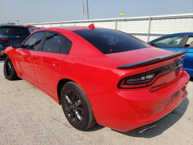 2C3CDXJG2LH168135 - 2020 DODGE CHARGER SX RED photo 3