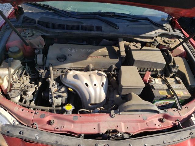4T1BE46K99U349511 - 2009 TOYOTA CAMRY BASE RED photo 7