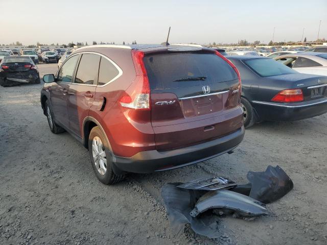 5J6RM4H78DL010116 - 2013 HONDA CR-V EXL BURGUNDY photo 3