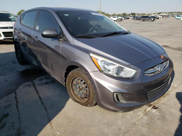 KMHCT5AE1GU267822 - 2016 HYUNDAI ACCENT SE GRAY photo 1