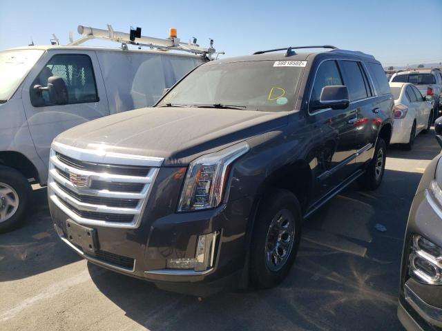 1GYS3NKJ3FR741700 - 2015 CADILLAC ESCALADE P GRAY photo 2