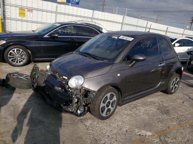 3C3CFFGE0GT180405 - 2016 FIAT 500 ELECTR GRAY photo 2