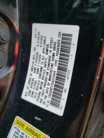 19UUA8F37EA000644 - 2014 ACURA TL SE BLACK photo 10