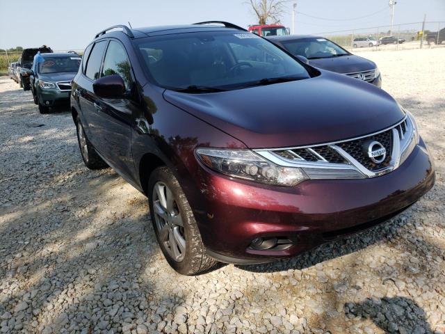 JN8AZ1MW8EW533043 - 2014 NISSAN MURANO BURGUNDY photo 1