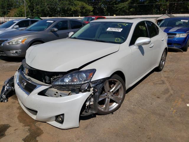 JTHBF5C2XB5143253 - 2011 LEXUS IS 250 WHITE photo 2