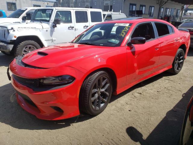 2C3CDXHG4LH238708 - 2020 DODGE CHARGER GT RED photo 2