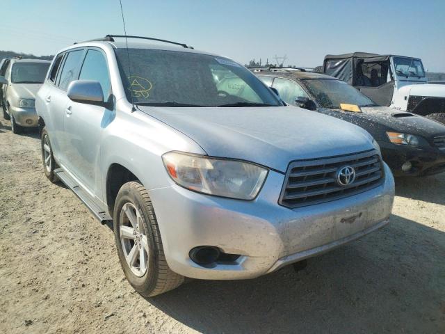 JTEDS41A382035041 - 2008 TOYOTA HIGHLANDER SILVER photo 1